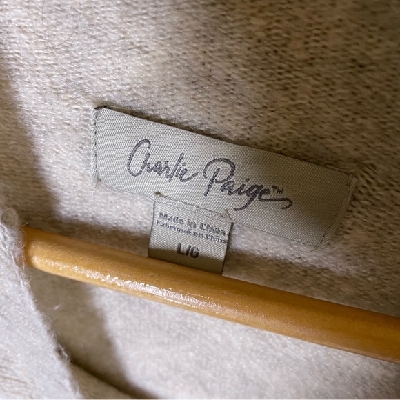 Charlie Paige Wool Blend Mock Neck Sweater - Picture 3 of 5